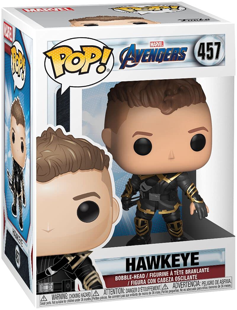 POP Funko Hawkeye Vinyl Figure - 1/6 Rare Chase Variant - Multicolor - Collectible Gift for Kids & Adults - Model 36669