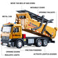 HAPYAD Dump Truck Toy Metal Cab, Friction Powered Large Dump Trucks for Boys Age 4-7, Big Construction Truck with Lights and Sou
