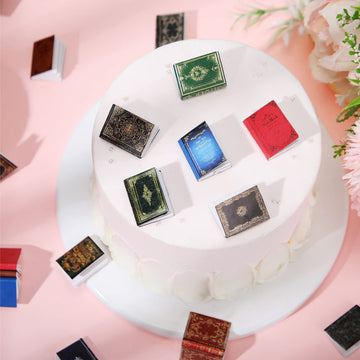 200 Pcs 1: 12 Scale Miniatures Dollhouse Books Mini Miniatures Books Dollhouse Accessories Tiny Things Timeless Model For Library Decorations Diy Projects Girl Boy Doll Houses School Room