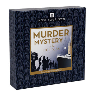 Talking Tables Murder Mystery Game - Interactive Dinner Party Game for 5-12 Players, One Size, Cardboard, Death on The Boat