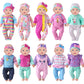UNICORN ELEMENT 10 Sets Baby Doll Clothes for 14-18 Inch Dolls  Doll Pjs Outfits Playtime Jumpsuits Fit in 15 Inch Dolls Reborn Total 20 Pcs Outfits and Accessories for 43cm New Born Baby Dolls