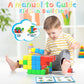 Asago Magnetic Blocks, 56 Pieces 1.34 Inch Large Magnetic Building Blocks, 3D Magnetic Cubes For Toddlers, Preschool Educational Construction Kit, Sensory Montessori Toys Kids Blocks For Boys Girls