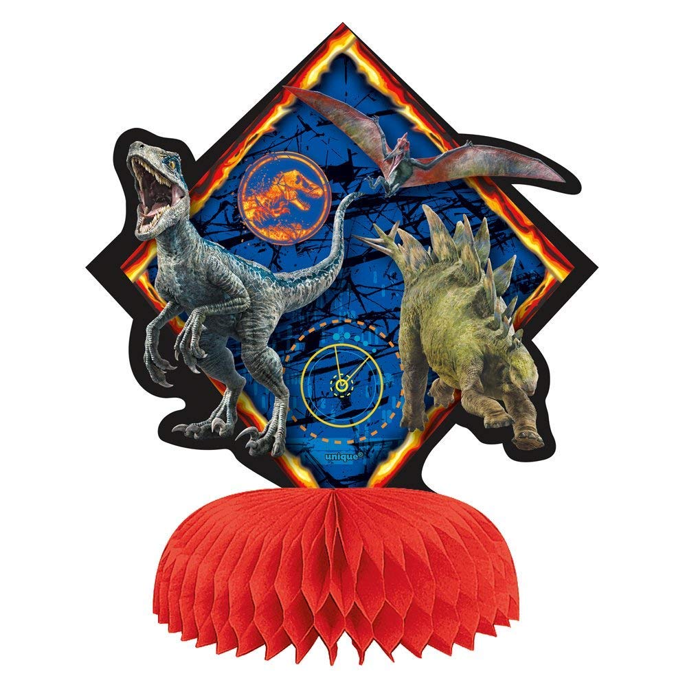Unbranded 7 Piece Jurassic World Dinosaur Park Birthday Party Room Decoration Kit