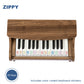 Zippy Kids Piano Keyboard, 25 Keys Digital Piano For Kids, Mini Music Educational Instrument Toy, Wood Piano For Toddlers Girls