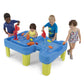 Simplay3 Big River And Roads Water Play Table, Outdoor Activity Table With Track Toys For Toddlers And Kids, 9 Accessories Inclu