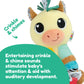 Lamaze Carson Clydesdale Horse Clip On Stroller Toy - Baby Sensory Toys With Crinkle And Chime Sounds - Includes Clip For On-The-Go Stroller Or Car Seat Play - Ages 0 Months And Up