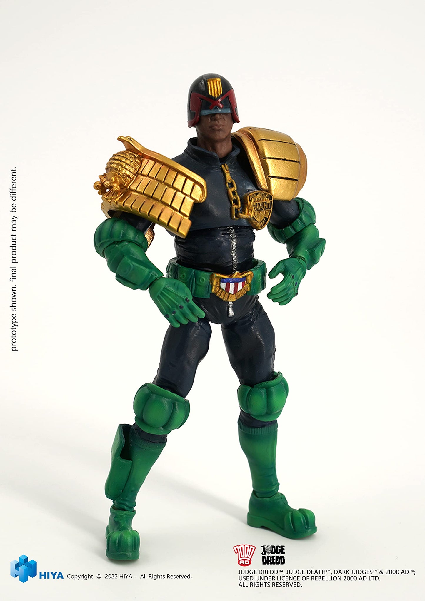 Hiya Toys Judge Dredd: Judge Giant Exquisite Mini 1:18 Px Mini Action Figure, Multicolor