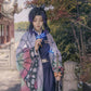 Vzqi Halloween Cosplay Kids Costumes Kochou Shinobu Girls Anime Kimono Halloween White Cloak S