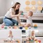 Montessori Toys Soft Stacking Building Blocks Rings Balls Sets 3 In 1 Baby Toys Bundle For Babies 6-12 Months Sensory Toys For Toddlers 1-3 Teething Bath Toys For Infants Learning Toy