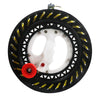 Kizh Kite Reel Winder  Kite Line Winder Winding Reel Grip Wheel Handle with 1312ft String and Lock Function Professional Outdoor Kite Accessories