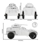 TimMee RECON PATROL Armored Cars - White Plastic Army Men Scout Vehicles