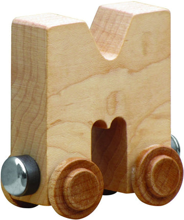 NameTrains Clear Finish Letter Car - Made in USA (M)