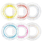 Polita Pool Float, Pool Floats Kids Summer Glitter Pool Tube With Confetti,Tube Pool Toys Beach Party, Transparent Inflatable Floating Tubes For Adults And Kids (6Pcs)