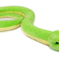 Ice King Bear Lifelike Green Snake Stuffed Animal - Plush Toy (Coiling)