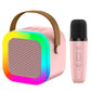 OUTUVAS Kids Karaoke Microphone Machine Toy, 4-12 Years Old Girls Christmas Birthday Gift for Girls, Karaoke Toys Gifts for Girl