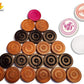 Craftsman Carrom Coin Set of 24 Coins Sheesham Wood Champion Carrom Coins + Striker (2 Pack + 3 Striker)