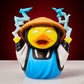 Tubbz First Edition Raiden Collectible Vinyl Rubber Duck Figure - Official Mortal Kombat Merchandise - Fighting Action Tv, Movie