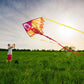 Dragon Kite For Kids Adults, Easy To Fly Best Delta Beach Kite, 300Ft Kite String(Fiery)