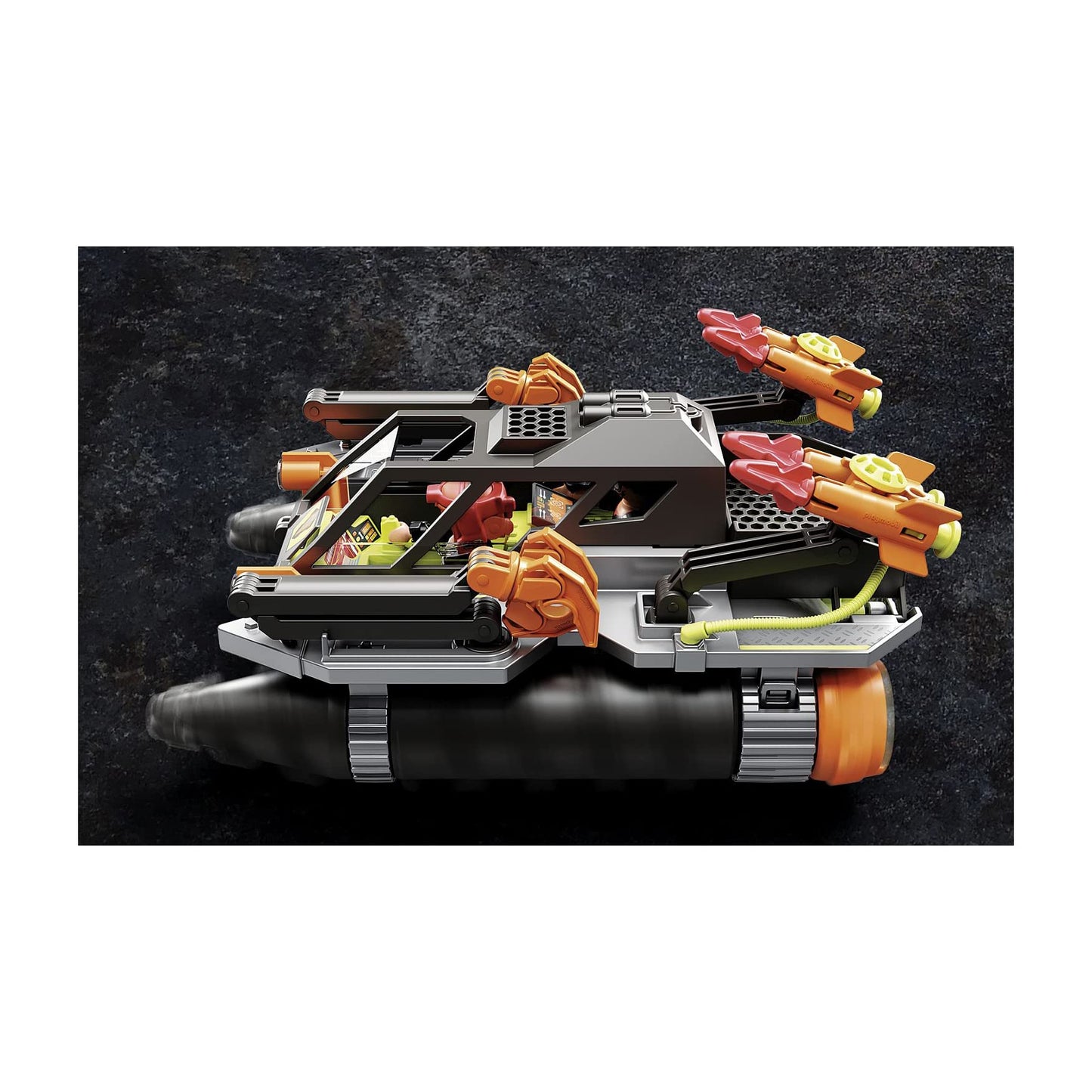 Playmobil Demolition Drill Model 70927 - Green & Black, One Size, Plastic Construction Toy