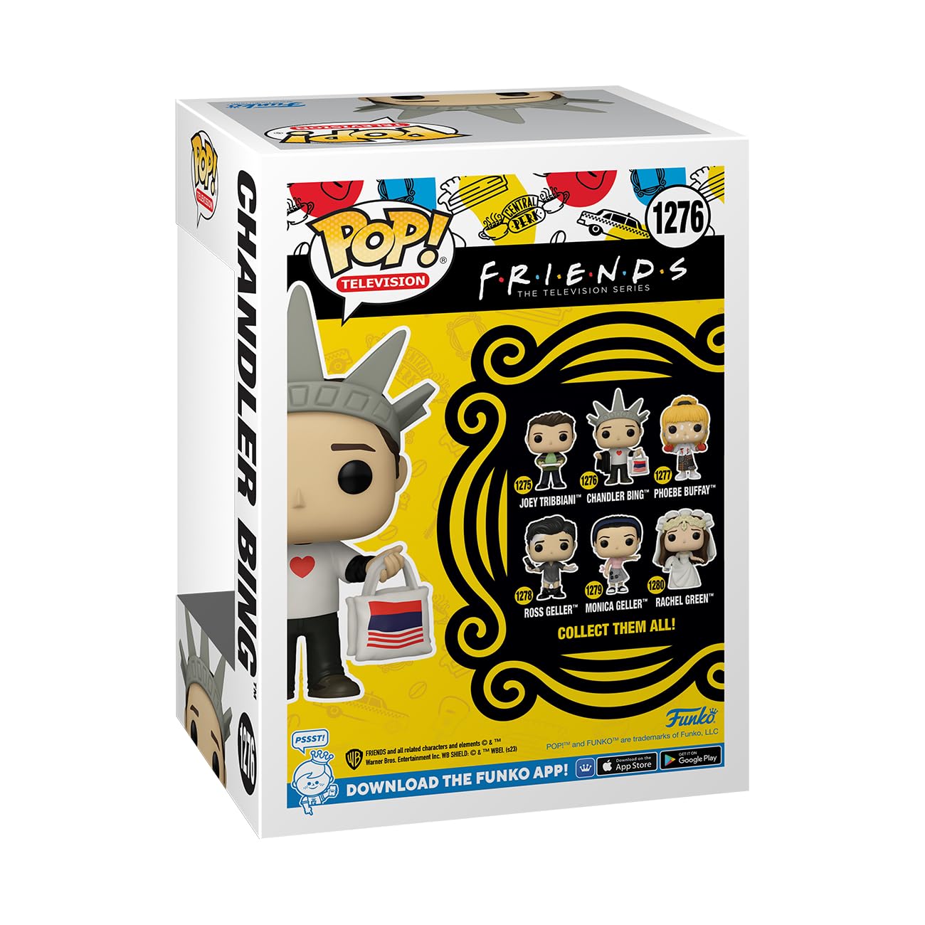 Funko POP! TV: Friends Chandler Bing Vinyl Figure - Collectible Multicolor Model 65676 - Official Merchandise for Kids & Adults