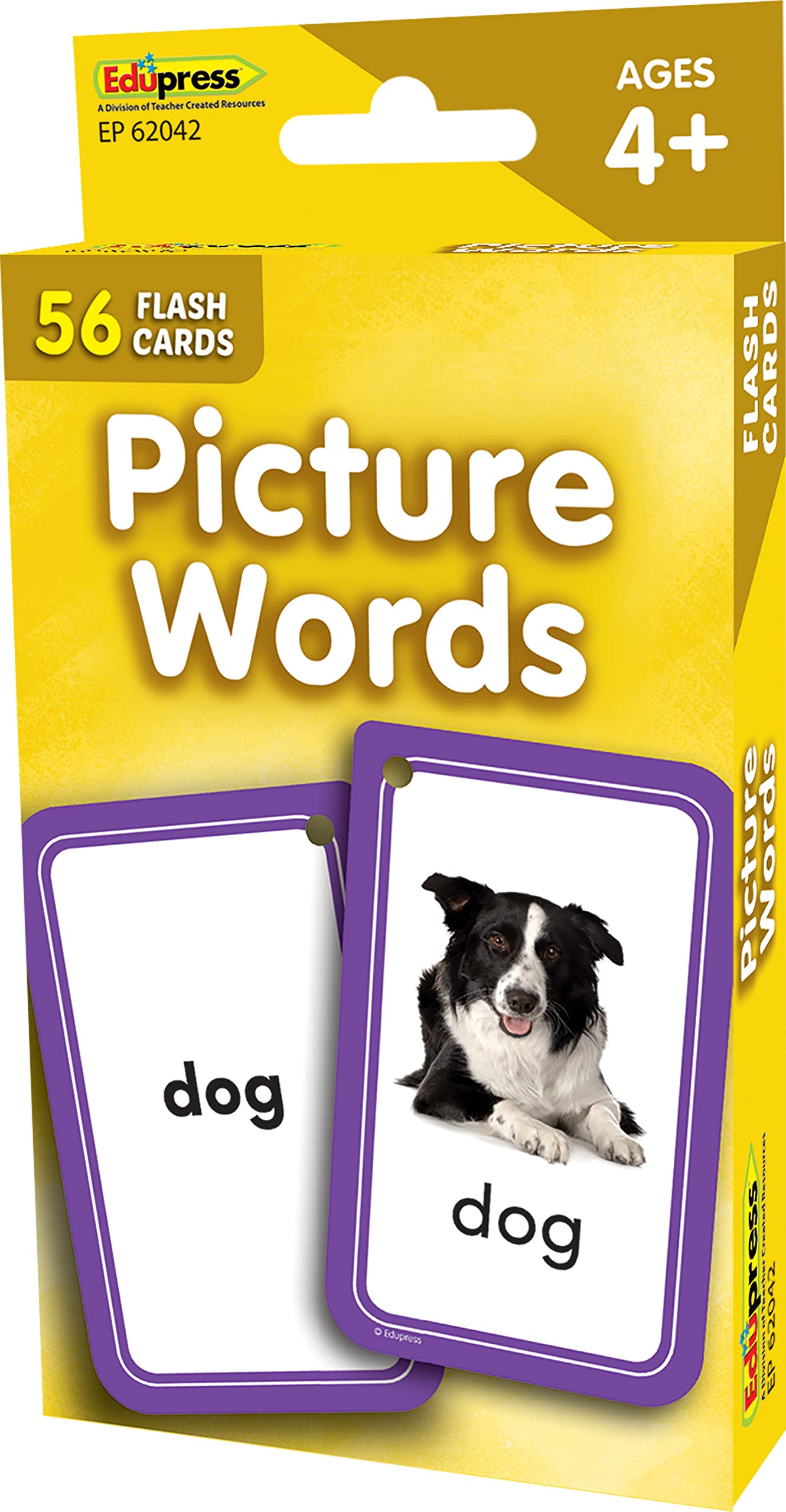Teacher Created Resources Picture Words Flash Cards (Ep62042) 3-1/8'' X 5-1/8''