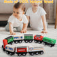 Sainsmart Jr. 112-Piece Wooden Train Set For Toddler – Double-Sided Train Tracks, Compatible With Brio, Thomas, Melissa & Doug – Perfect Wood Toy For Boys And Girls (9Pcs Classic Trains)