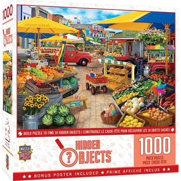 Market Square 1000 Piece Jigsaw Puzzle