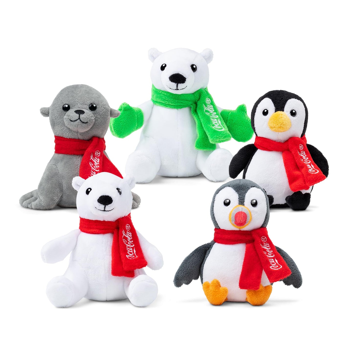 Coca-Cola Pop Cans! Collectible 5' Plush Stuffed Animal In 12Oz Can - Character Will Vary - Collect Them All!
