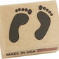 Stamps By Impression Feet, Footprints Rubber Stamp, Small (.75' X 1')