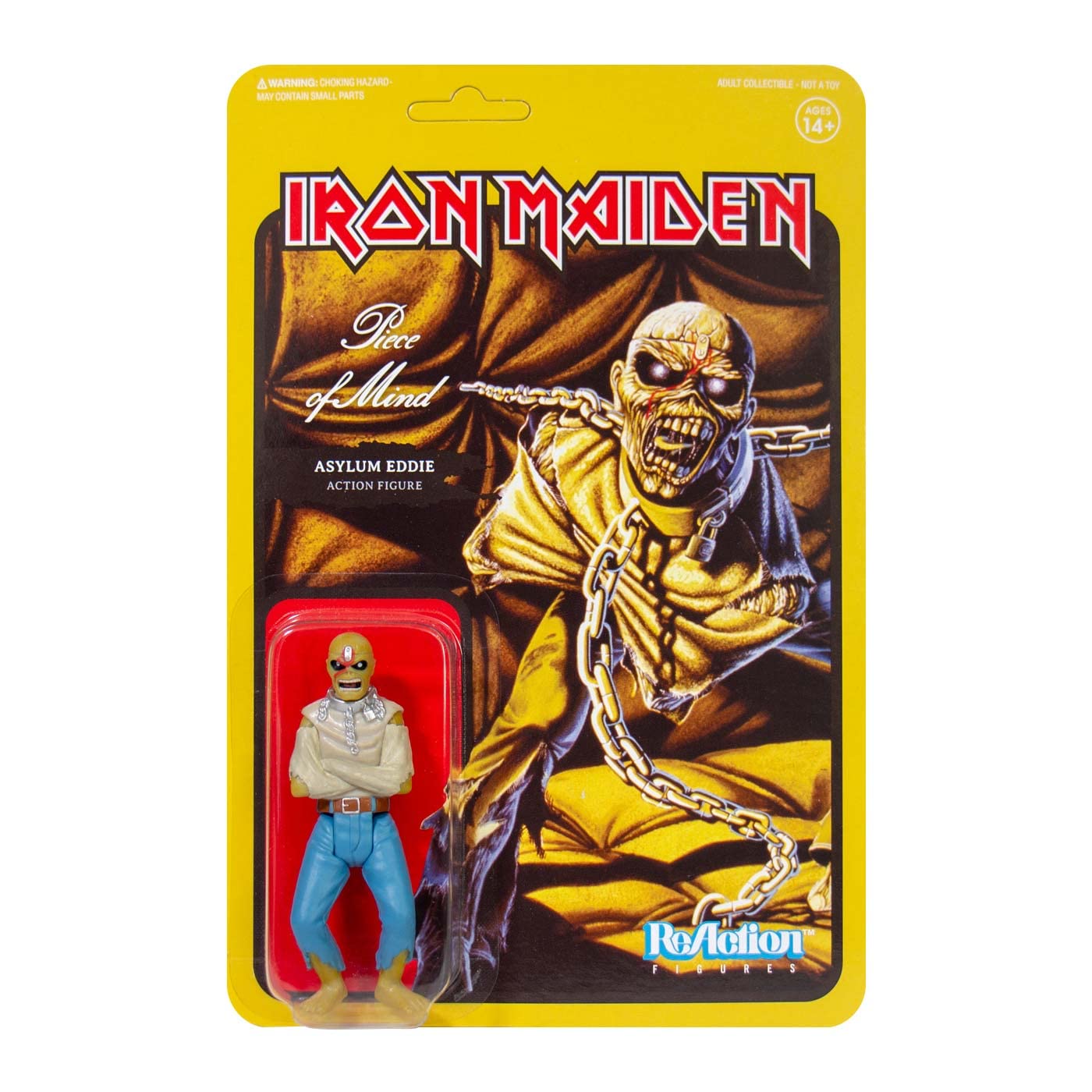 Super7 Iron Maiden: Piece Of Mind Asylum Eddie Reaction Figure Multicolor