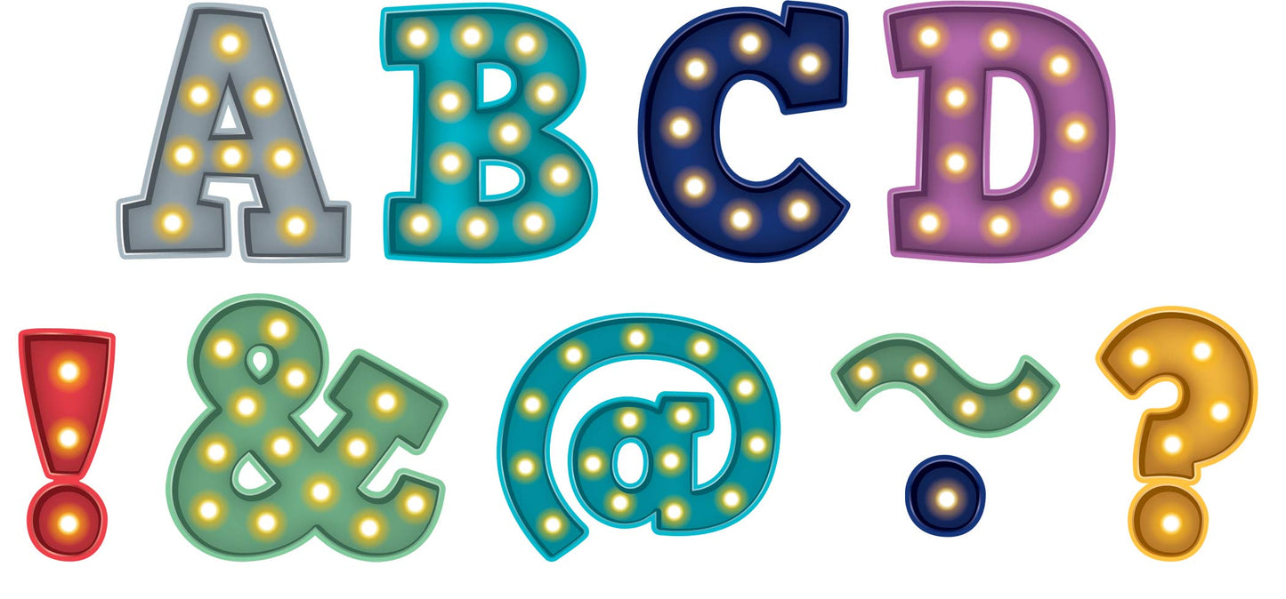 Teacher Created Resources Marquee Bold Block 2'' Magnetic Letters