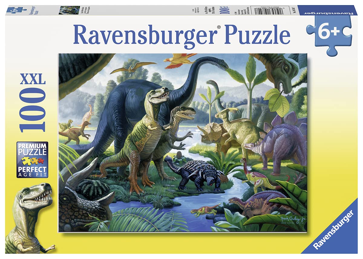 Ravensburger Land Of The Giants | 100-Piece Jigsaw Puzzle For Kids | Unique And Durable Pieces | Foster Creativity And Concentration | Fsc Certified