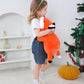 22' Weighted Stuffed Animals, 4.2Lb Cute Weighted Fox Plush Toy Throw Pillows Giant Cuddle Plushies Dolls (Fox)