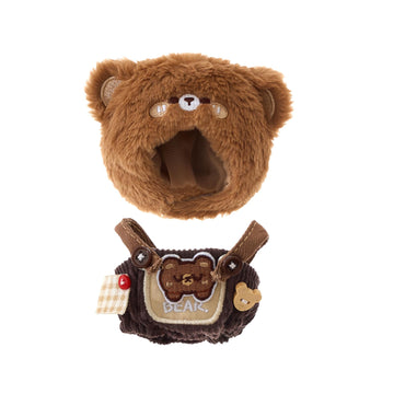 CALEMBOU Plush Doll Clothes, 4 Inches Cute Animal Series Plush Doll Clothes for 10cm Plush Doll, Kawaii Doll Clothes Accessories