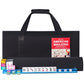 GUSTARIA American Mahjong Game Set - 166 Premium White Tiles, 4 Color Racks, Melamine, Black Carrying Bag