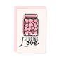 Sending Love Greeting Card