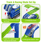 Kids Toys for 2 3 4 5 6 7 8 Years Old Boys, Carrier Truck Transport Car Toys, Foldable 2 Layer Car Race Track Playset with 46-in