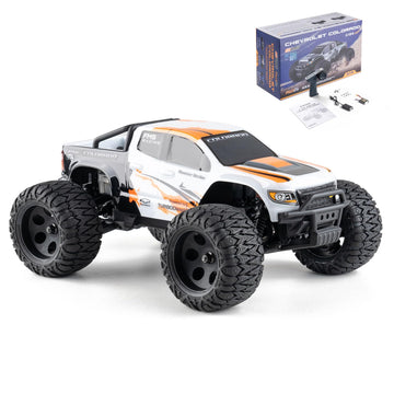 BEEZRC FMS 1/24 RC Monster Truck Colorado FMT24 Fast Drift RC Car Licensed Chevy RC Offroad RTR Electric Hobby Radio Controlled 