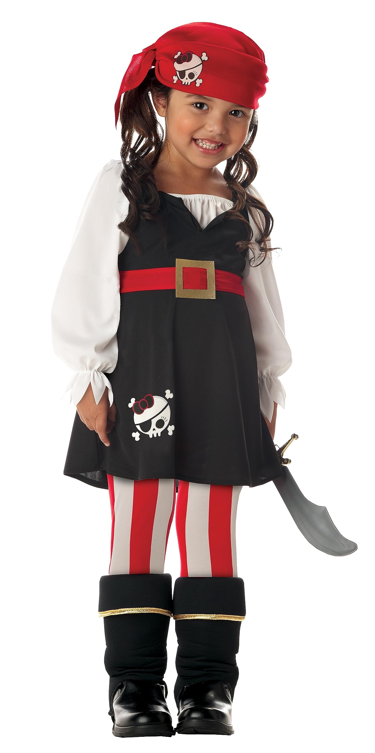 California Costumes Toddler Girls Pirate Costume Large (4-6)