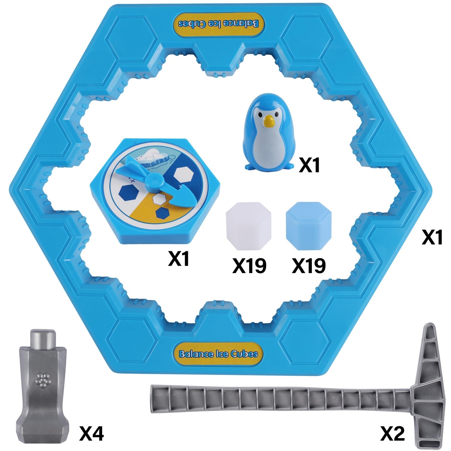 Dr.Dudu Save Penguin Break Ice Board Game For Kids 4-8, Ice Breaker Save Penguin On Ice Family Funny Table Game, Ice Block Breaking Penguin Trap Game Puzzle Toy Children'S Day Gifts