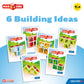 Geomag MagiCube 4-Piece Magnetic Building Set, Small Animals, Plastic, Ages 1.5+, STEM Educational Toy, Model 121