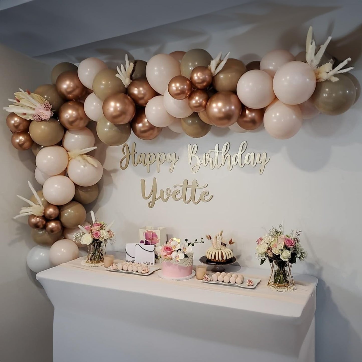 Boho Balloon Arch Double Stuffed Blush Nude Rose Gold Boho Balloon Garland Kit Rosegold Beige Peach Brown Cream Latex Balloons F