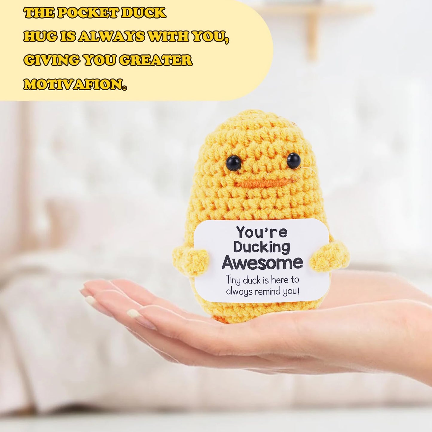 Jfend Gifts For Boyfriend Girlfriend Her Easter Basket Essentials Stuffers Duck Handmade Emotional Cheer Support Positive Funny