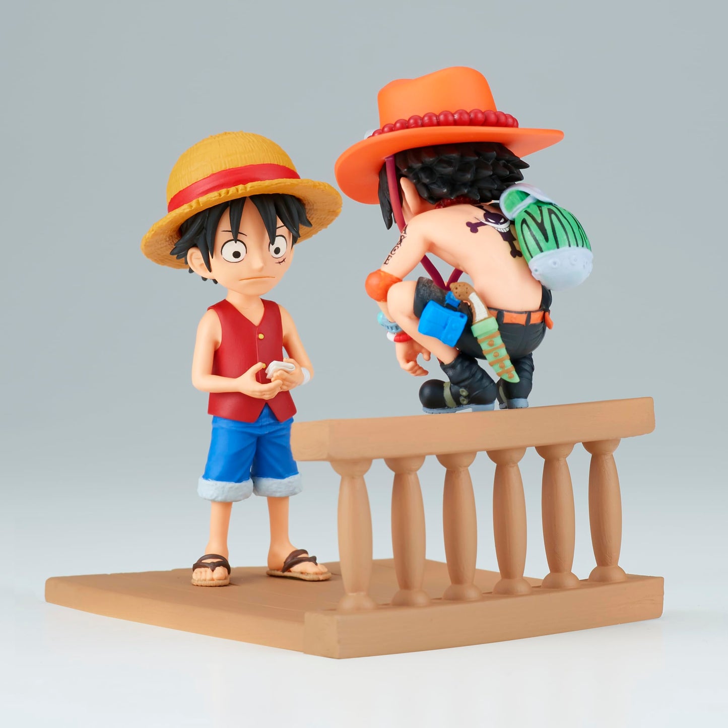 Banpresto - One Piece - Log Stories - Monkey D. Luffy & Portgas D. Ace, Bandai Spirits World Collectable Figure