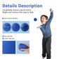 Baisidiwei Soft Baseballs  Foam Training Baseball 12 Pack for Kids Regulation Size Foam Baseballs for Soft & Safe tossing  Catching and Batting Practice (Blue)