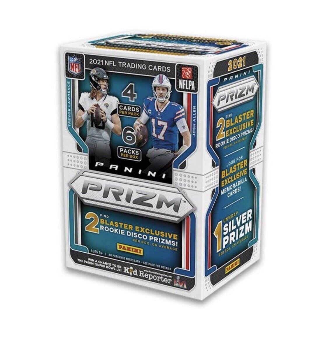 Panini Prizm 2021 Nfl Football Trading Card Blaster Box