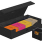 Ultimate Guard Superhive 550+, Deck Case For 550 Double-Sleeved Tcg Cards, Black, Compatible With Boulders, Magnetic Closure & M