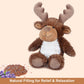 Suzzipals Heatable Coolable Moose Stuffed Animals, Microwavable Stuffed Animal Heating Pad For Cramps, Lavender Scent Stuffed Mo