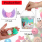 KINGYAO Squishy Fidget Toys, Mini Mochi Squishies 24 Pcs Party Christmas Mochi Favors for Kids Kawaii Snow Man Squishy Stress Re