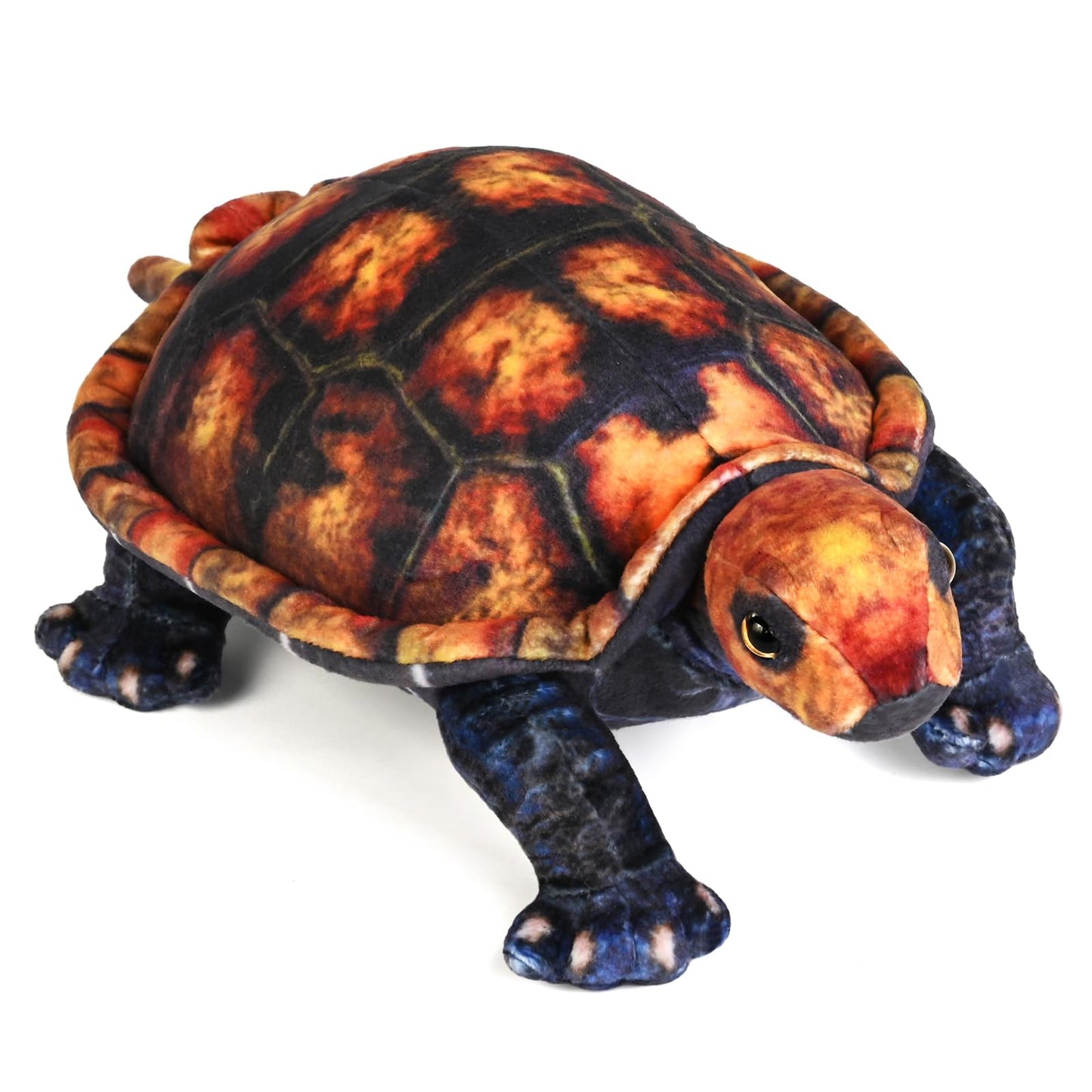 Madzee Plush Realistic Turtle Stuffed Animal Toy 10 Inches, Soft Plushie Christmas Birthday Gifts For Boys Girls Kids Toddlers